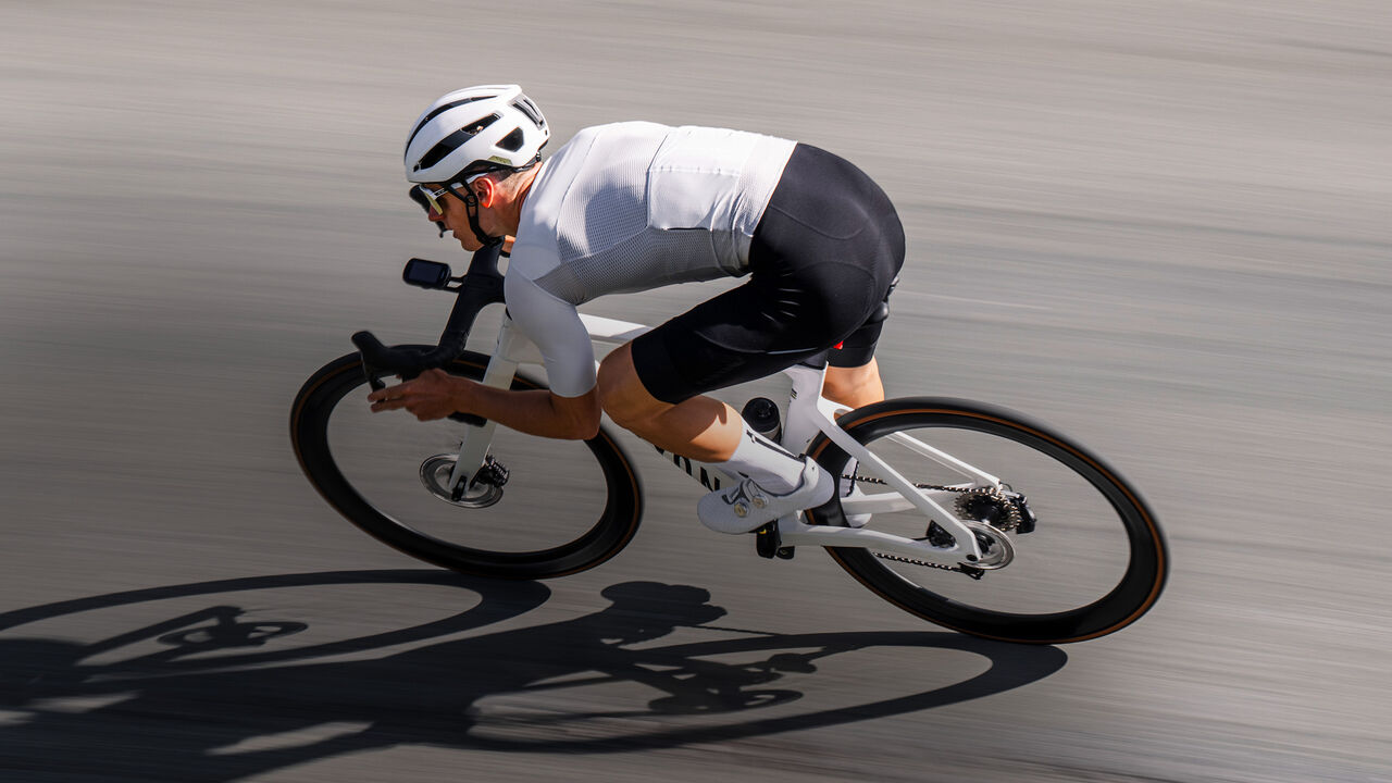 Canyon-engineered helmets and shoes