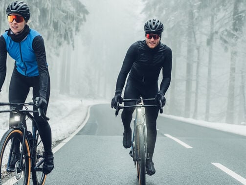 Saddle up or slow down? Cycling with a cold 