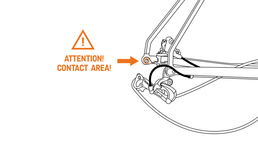 Information à propos d'une utilisation sur les rouleaux ou sur les home-trainers