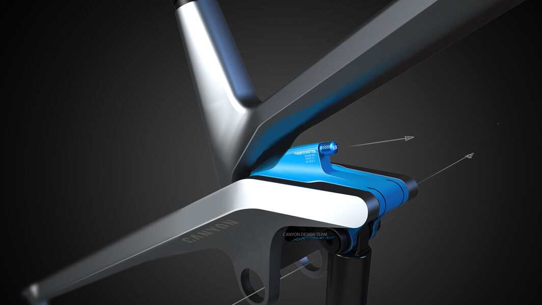 Rendering of the Shapeshifter on the Canyon Strive