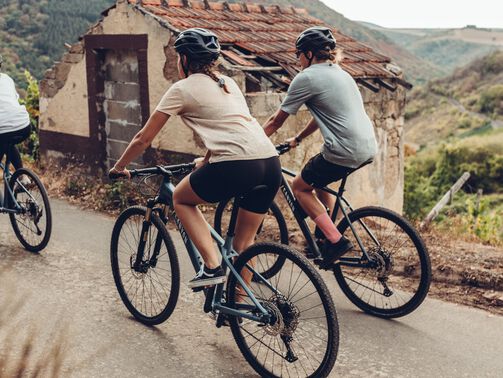 Reduce back pain by cycling