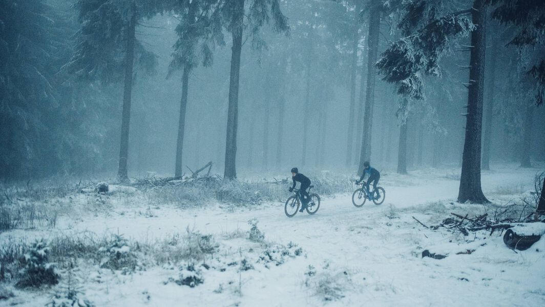 So pendelst du im Winter mit dem Fahrrad