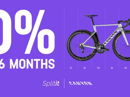 Paga tu bicicleta en cuotas mensuales con Canyon y Splitit - compra ahora y paga después