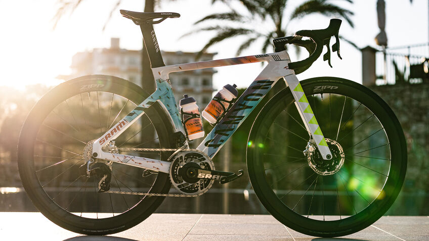 Road bikes of Canyon's professional teams 