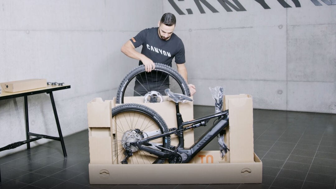 Unboxing e assemblaggio