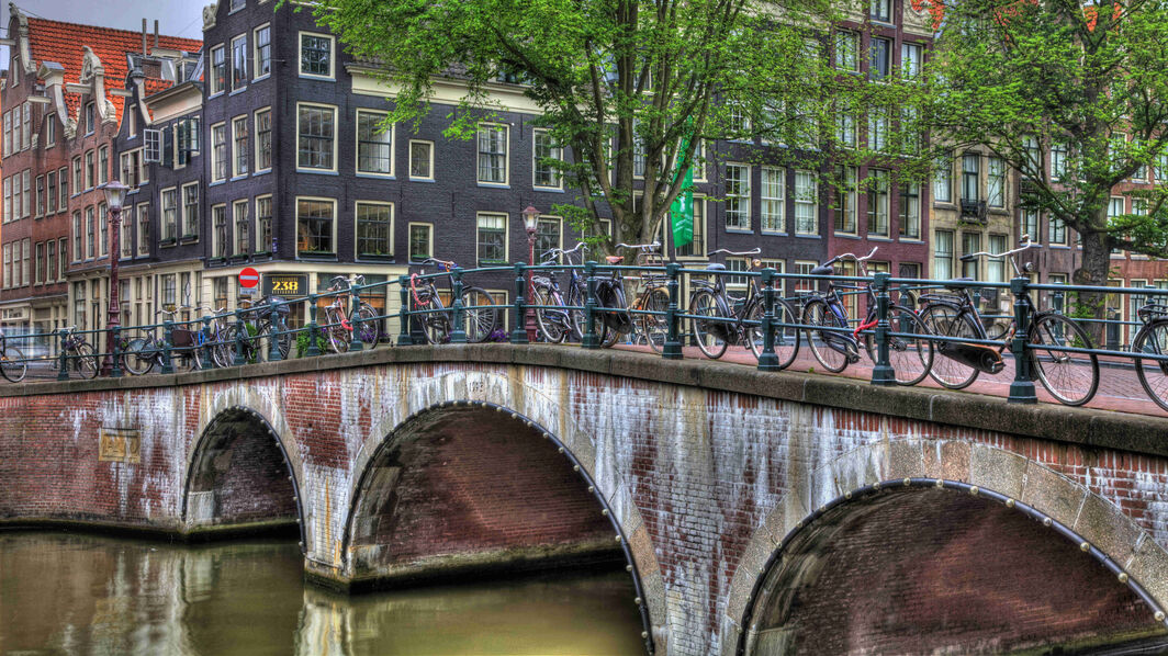 "Amsterdam Canal Bridge" by vgm8383