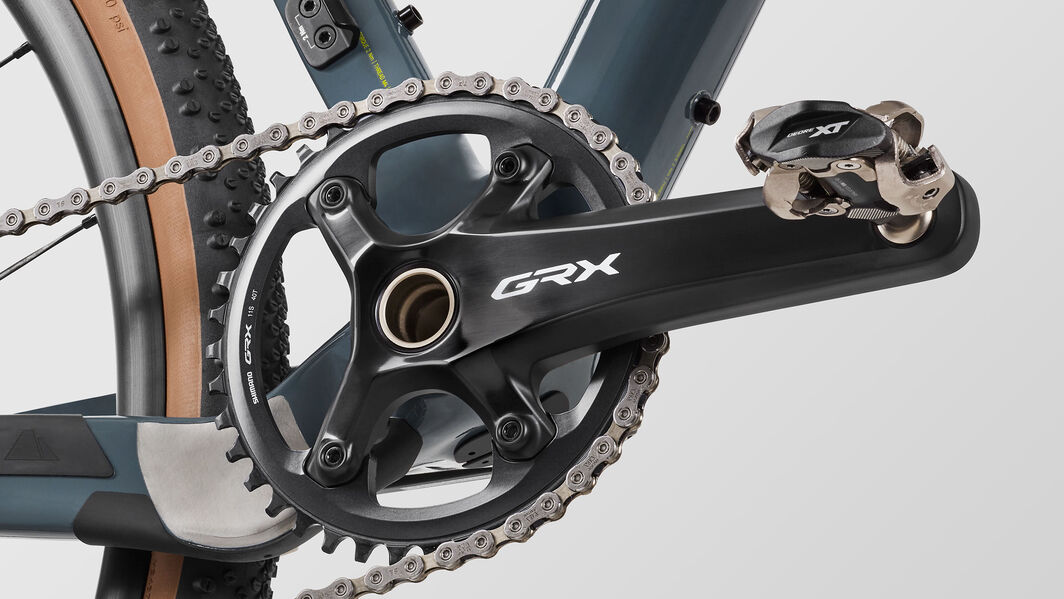 Shimano GRX groupset - designed for smooth shifting and versatile performance across gravel, road, and adventure rides Shimano GRX groupset - designed for smooth shifting and versatile performance across gravel, road, and adventure rides