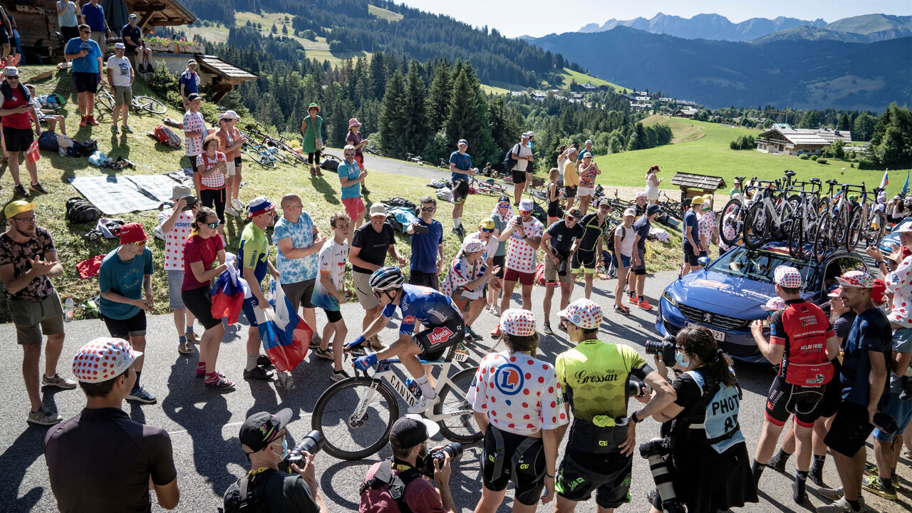 Team Movistar at the 2022 Tour de France