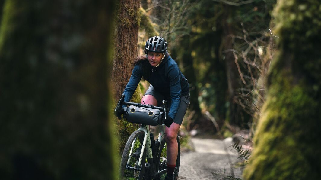 Everything you need for an overnight bikepacking trip. Everything you need for an overnight bikepacking trip.