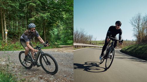 Bicicletas de gravel elétricas vs bicicletas de estrada elétricas