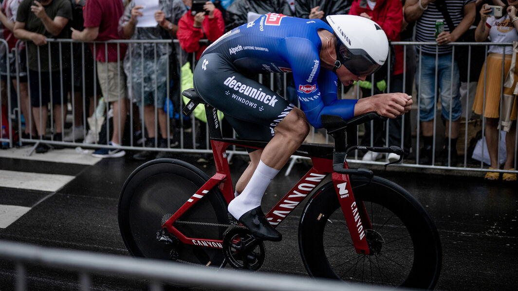 Mathieu van der Poel on his Canyon Speedmax