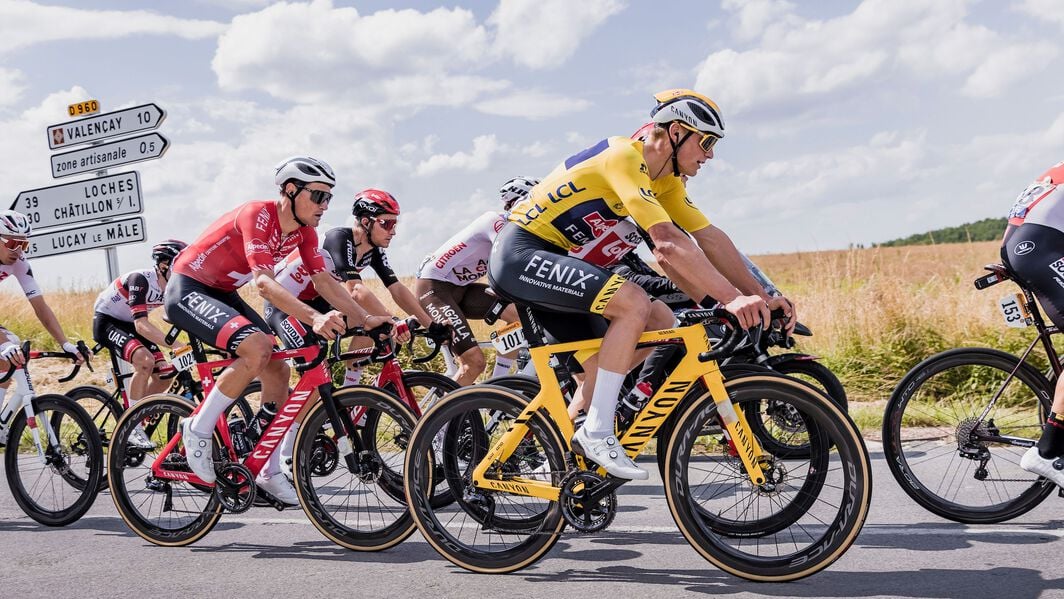 Road bikes of Canyon's professional teams 