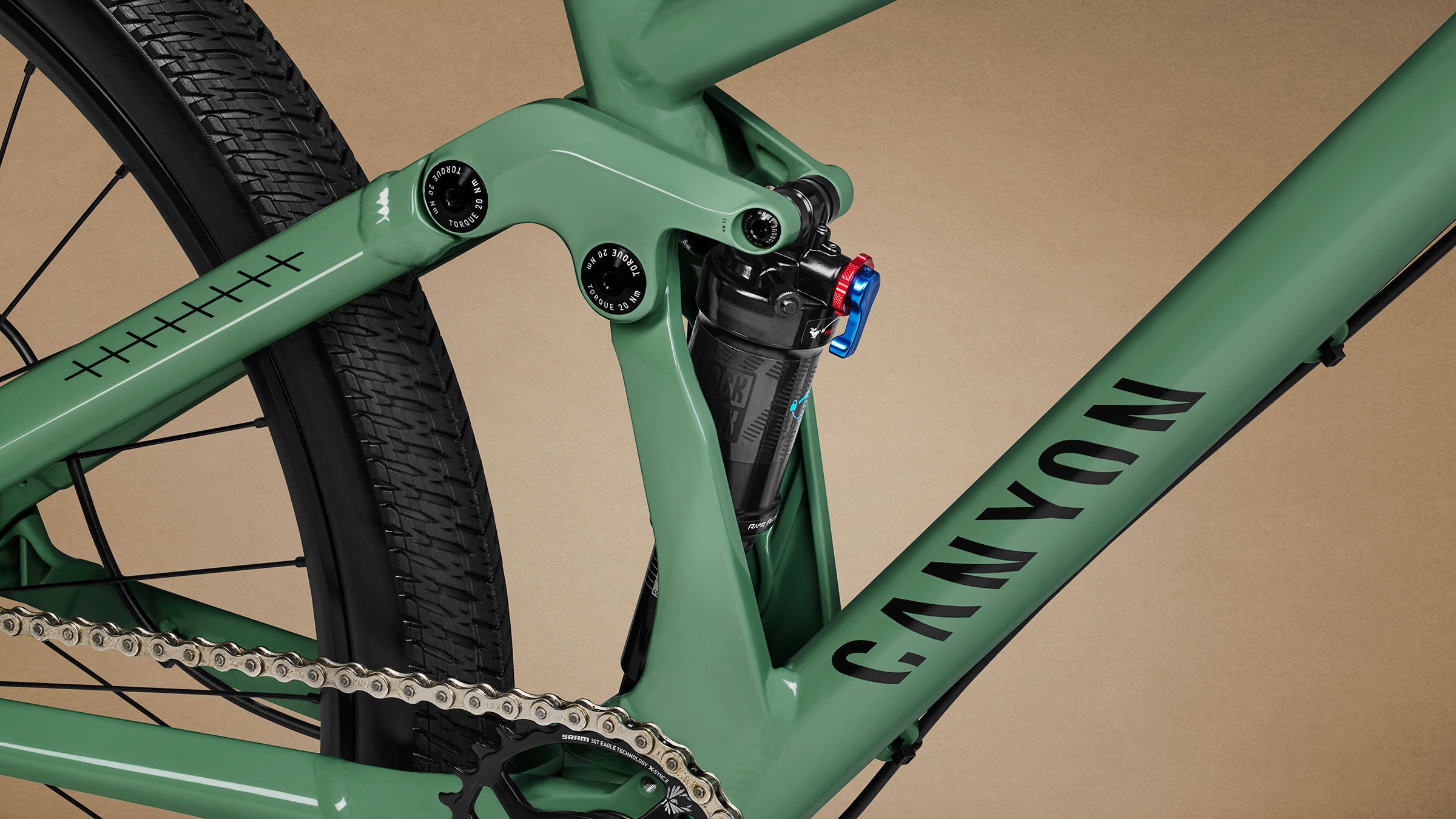 Canyon stitched 720 sale full suspension slopestyle bike