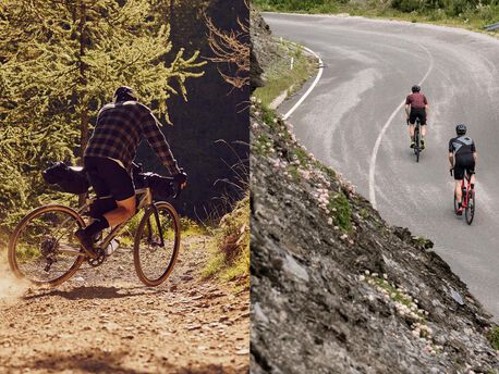 Bici gravel vs bici da corsa: similarità e differenze