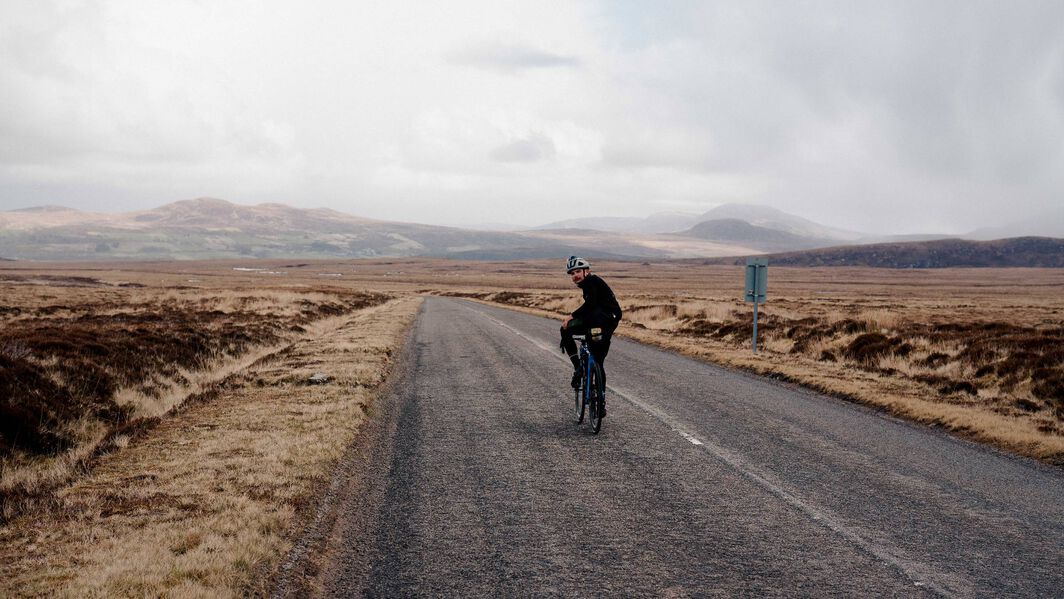 Panoramic view in Scotland