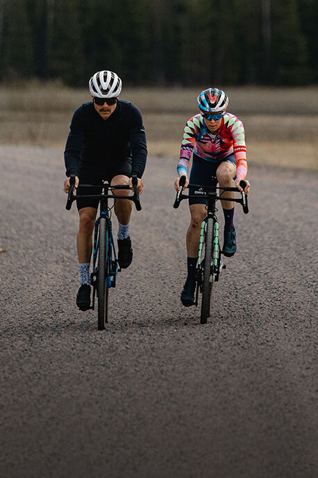 Canyon gravel bike handlebars top