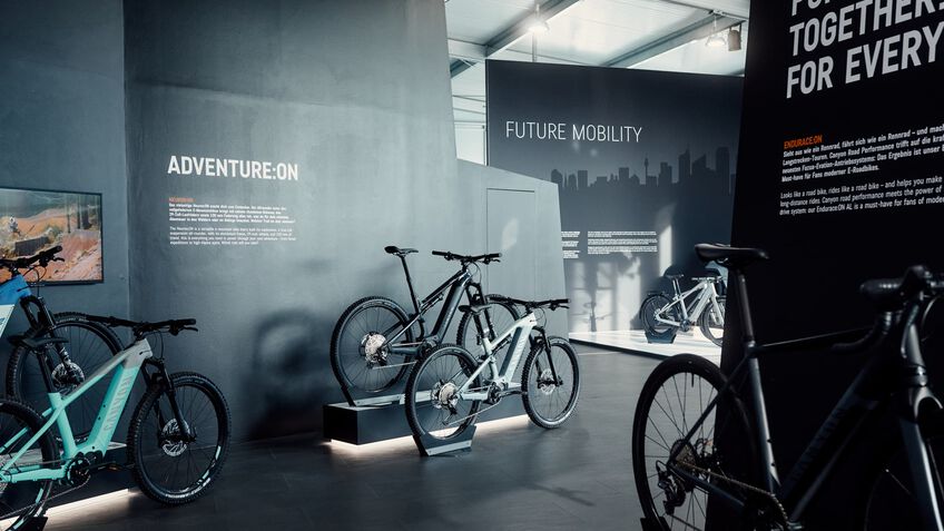 The company also focuses on further developments in the field of e-bike and urban bikes. Copyright: Canyon Bicycles