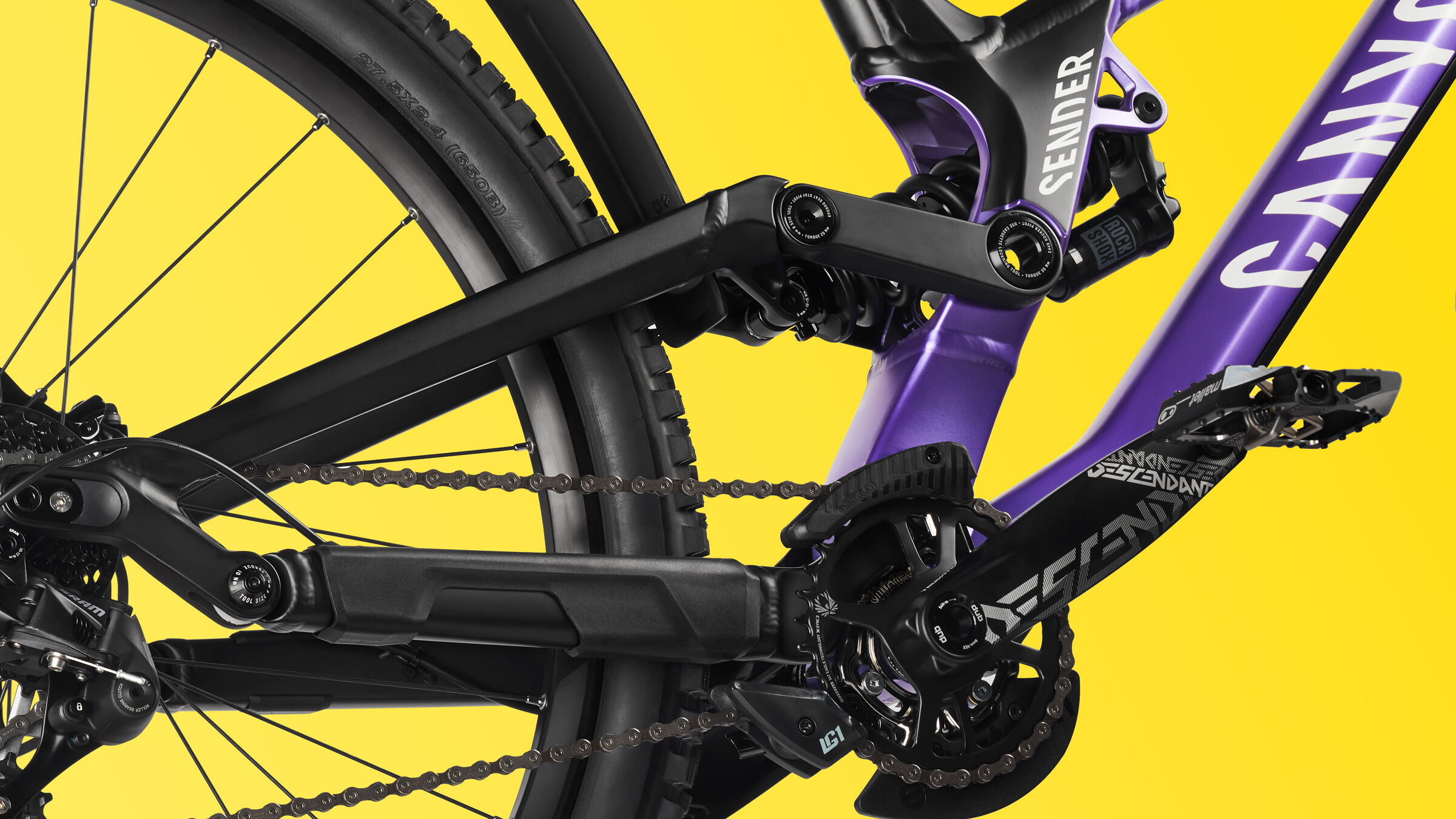 canyon sender frame