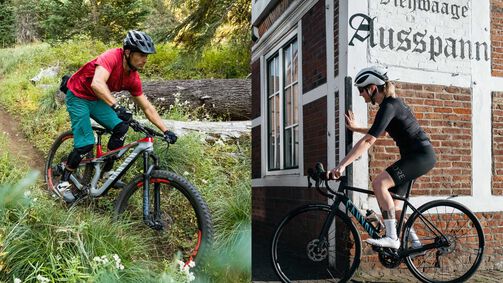 Culottes de ciclismo, pantalones de hombre y de mujer