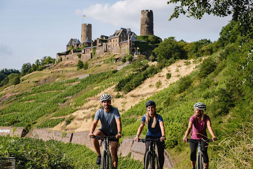 Riding the Moselle Cycle Path