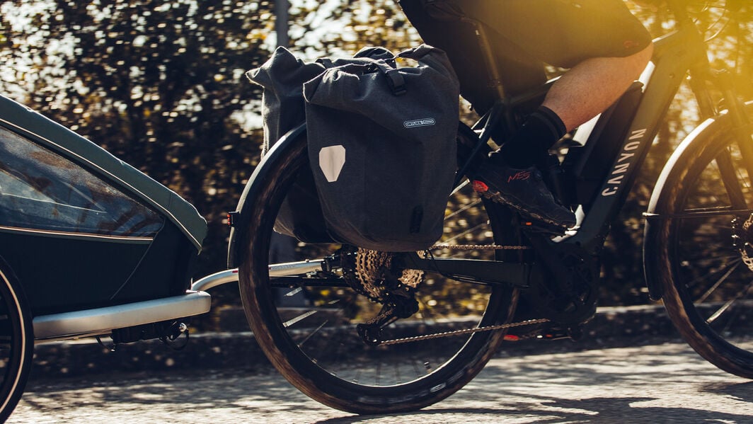 Perfect tire pressure on the e-bike