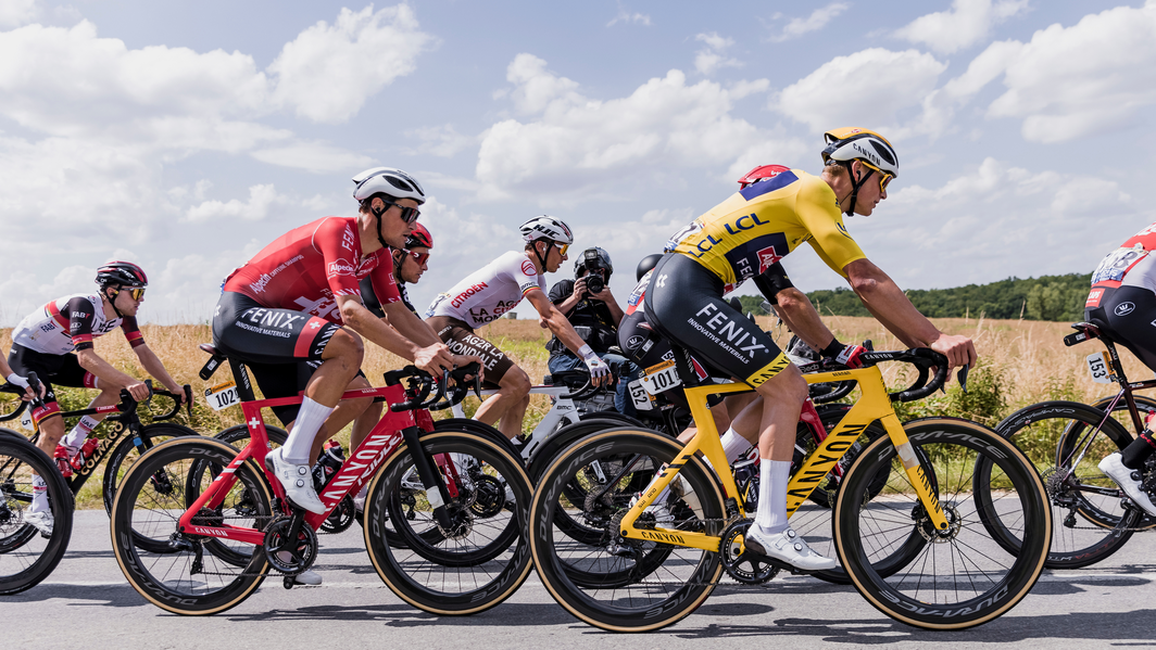 MVDP riding in Tour de France