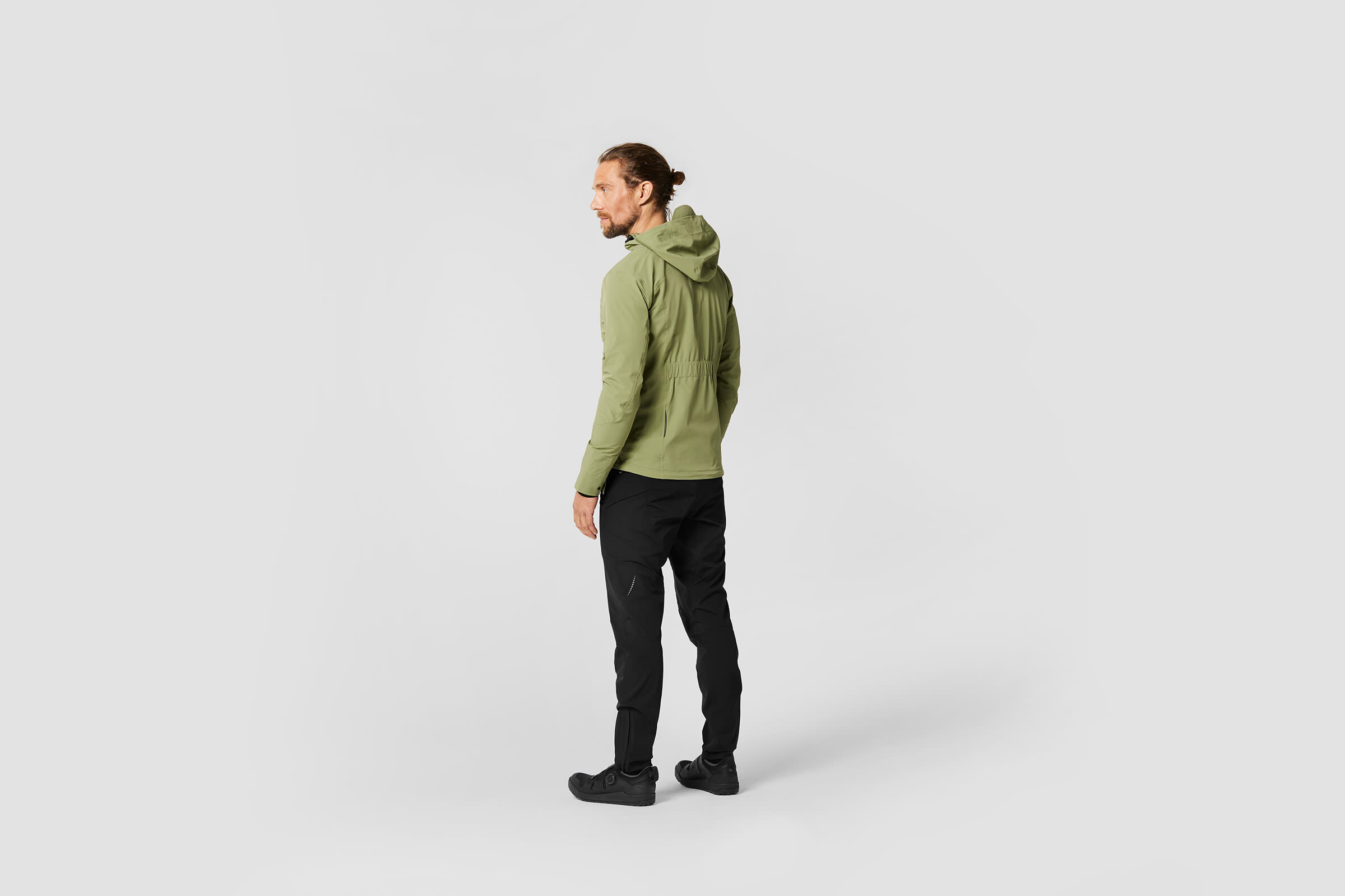 Canyon Hooded Cycling Rain Jacket