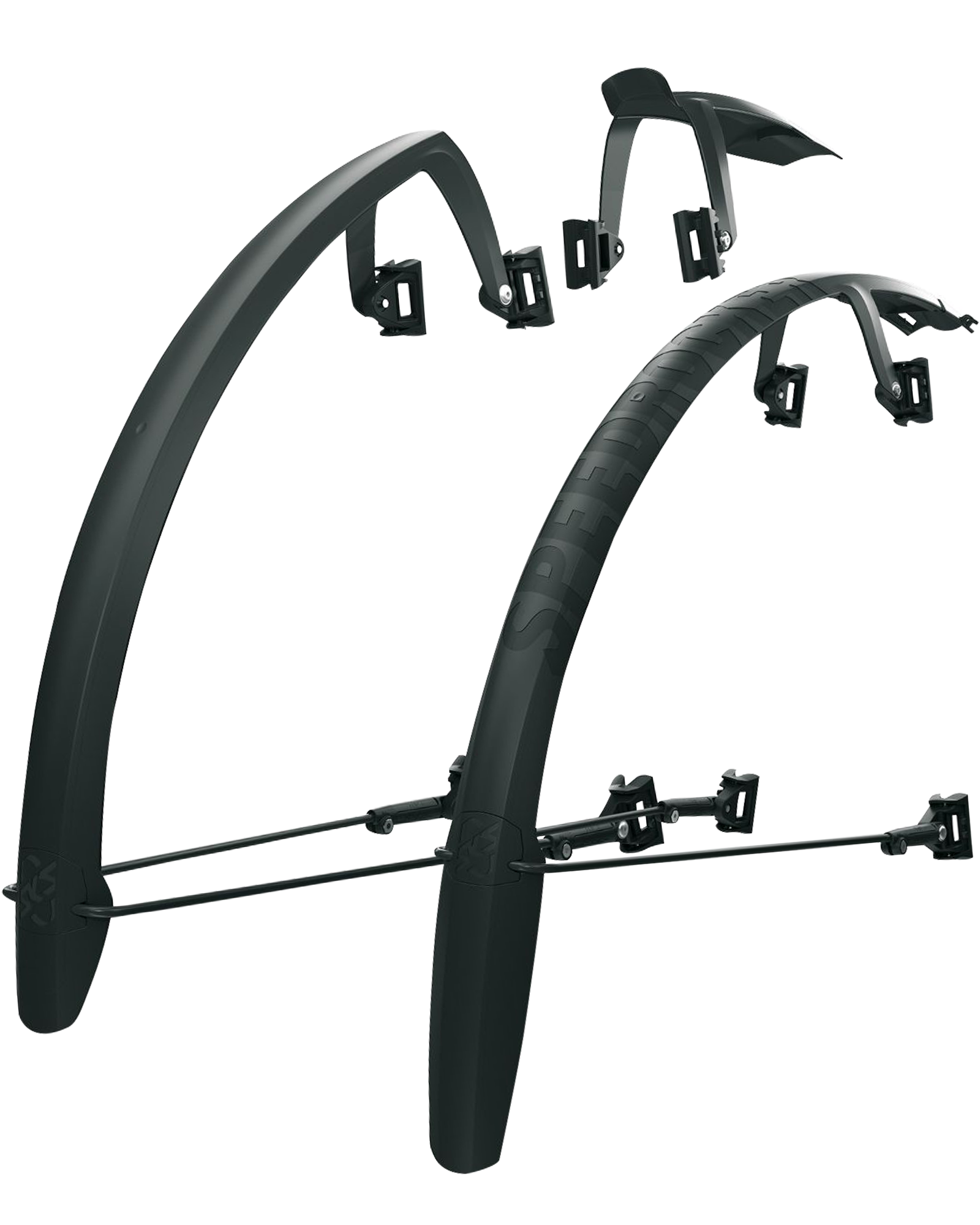 SKS Bicycle Cycle Bike Commuter Mudguard Set With Spoiler Black