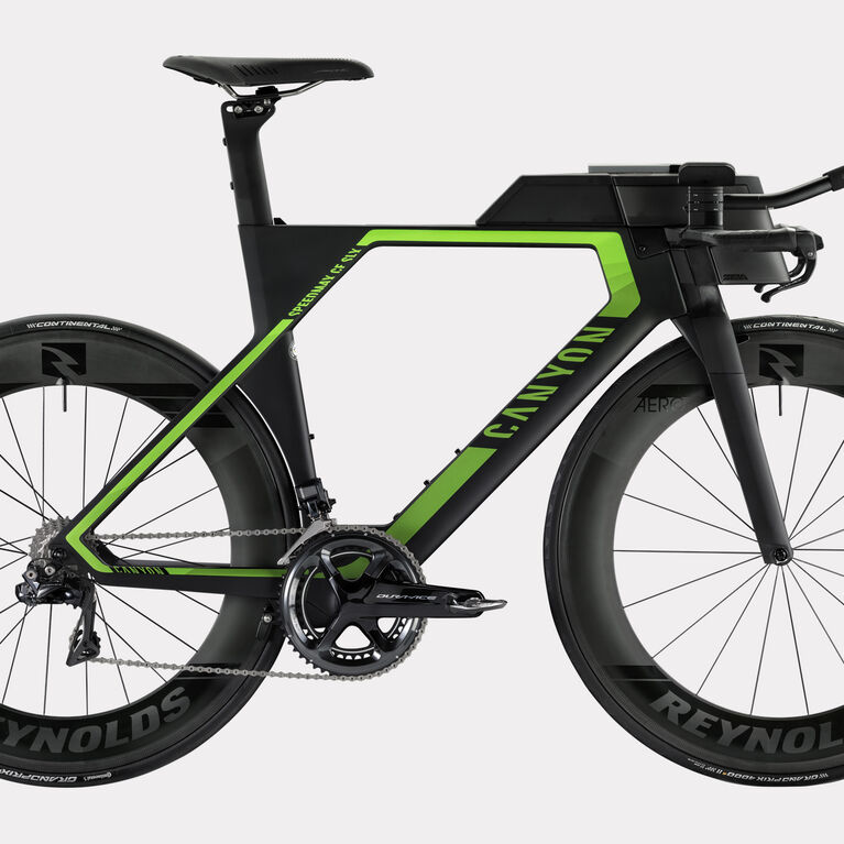 Nach der neuen spo sind scheibenbremsen nun generell erlaubt. Triathlon Auflieger Rennrad - Canyon Speedmax Triathlon Aufsatz Lazy J Bend Canyon De