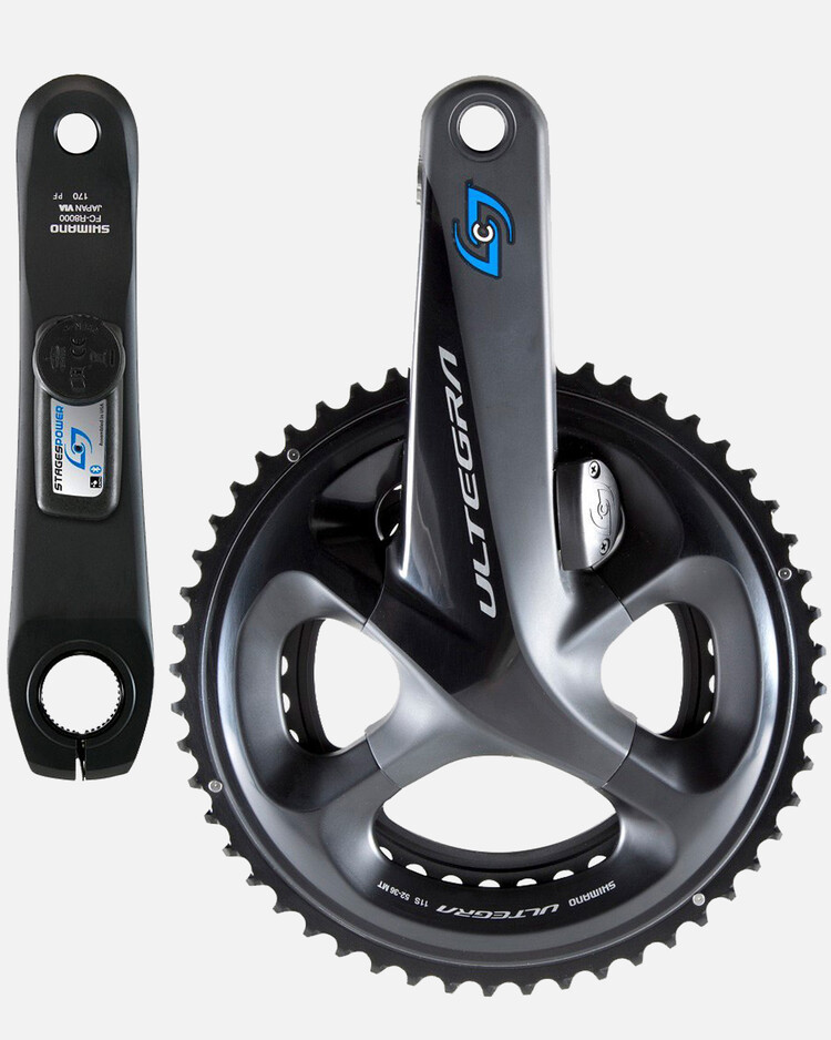 Stages Ultegra R8000 165 mm 52/36 Powermeter Crank Set Stages Ultegra R8000 165 mm 52/36 Powermeter Crank Set
