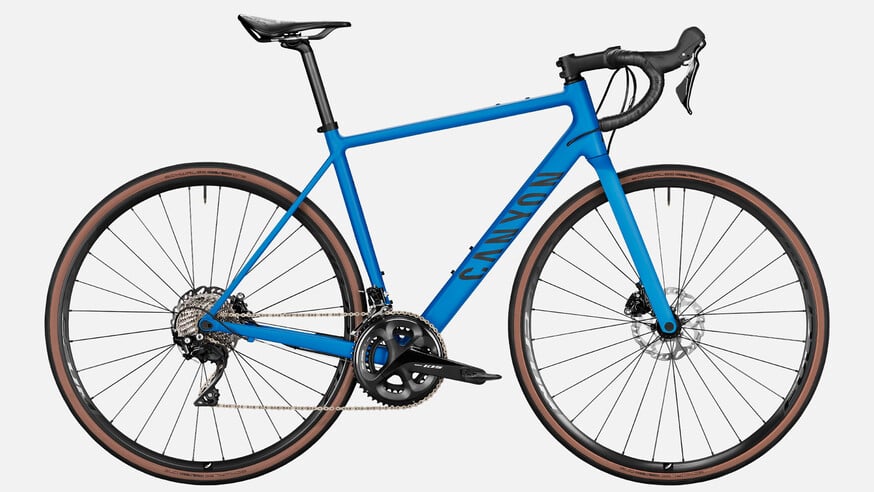 Blue Canyon Endurance 8 Disc road bike with Shimano 105 groupset and disc brakes.