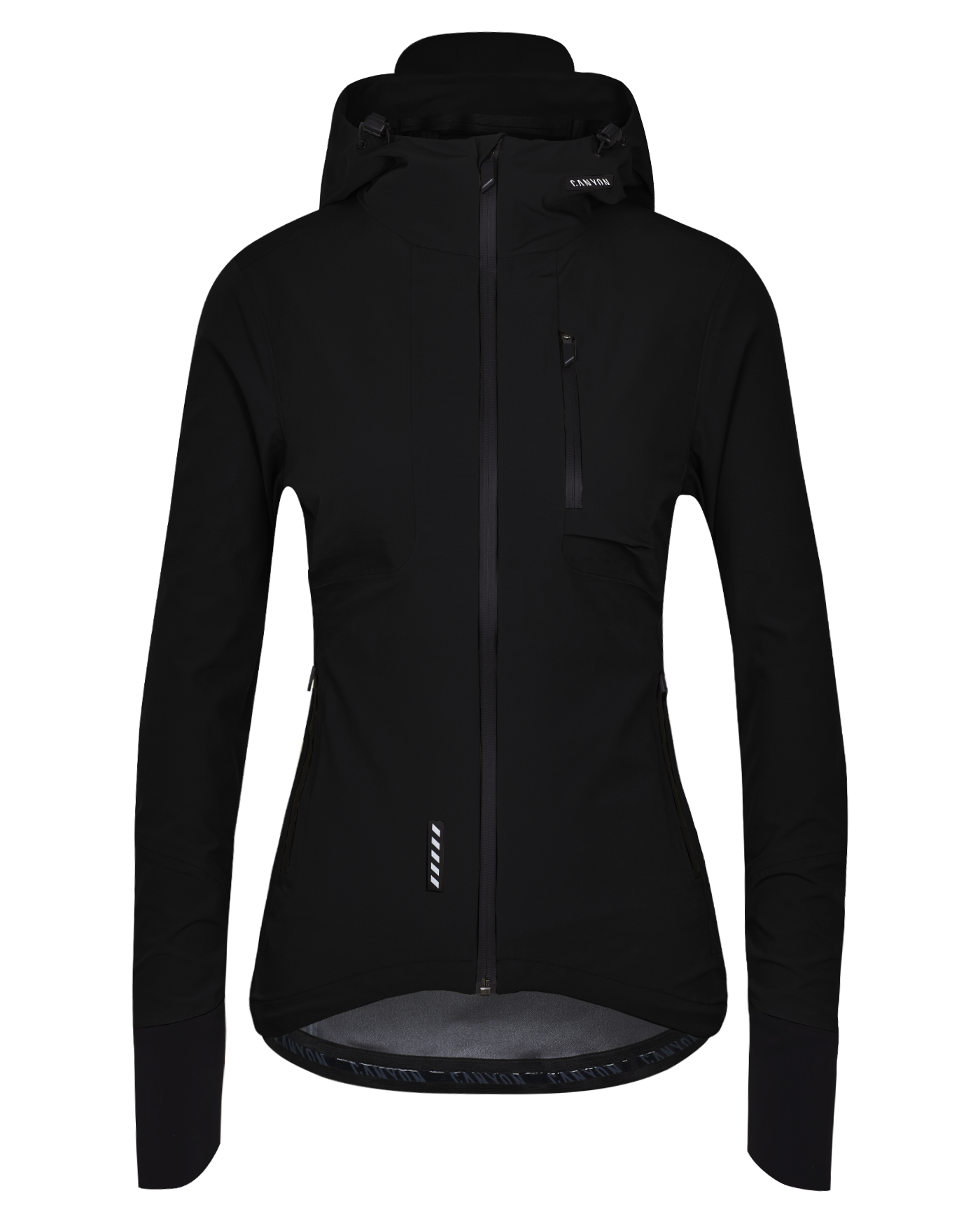 Canyon Women's Cycling Rain Jacket with Hoodie