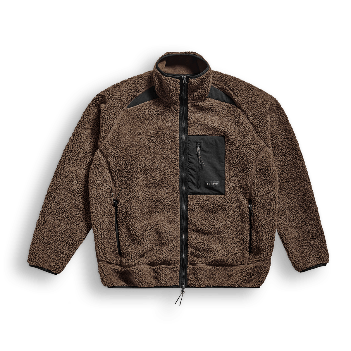 Sherpa fleece jacket discount