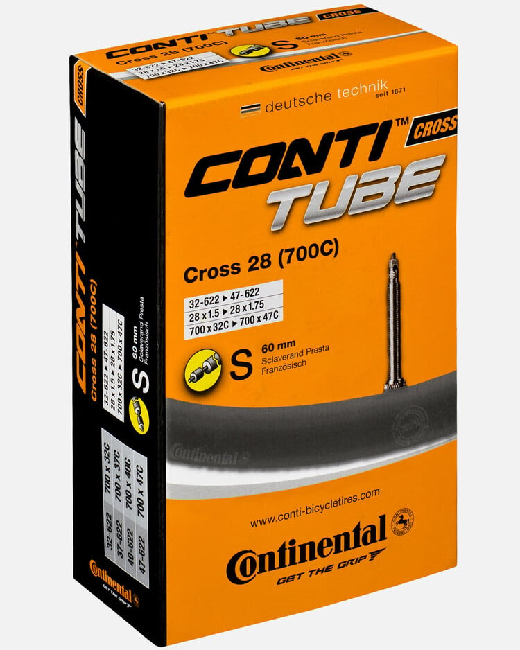 Conti 28  32  47 mm Schlauch für Gravel/Cyclocross 60mm