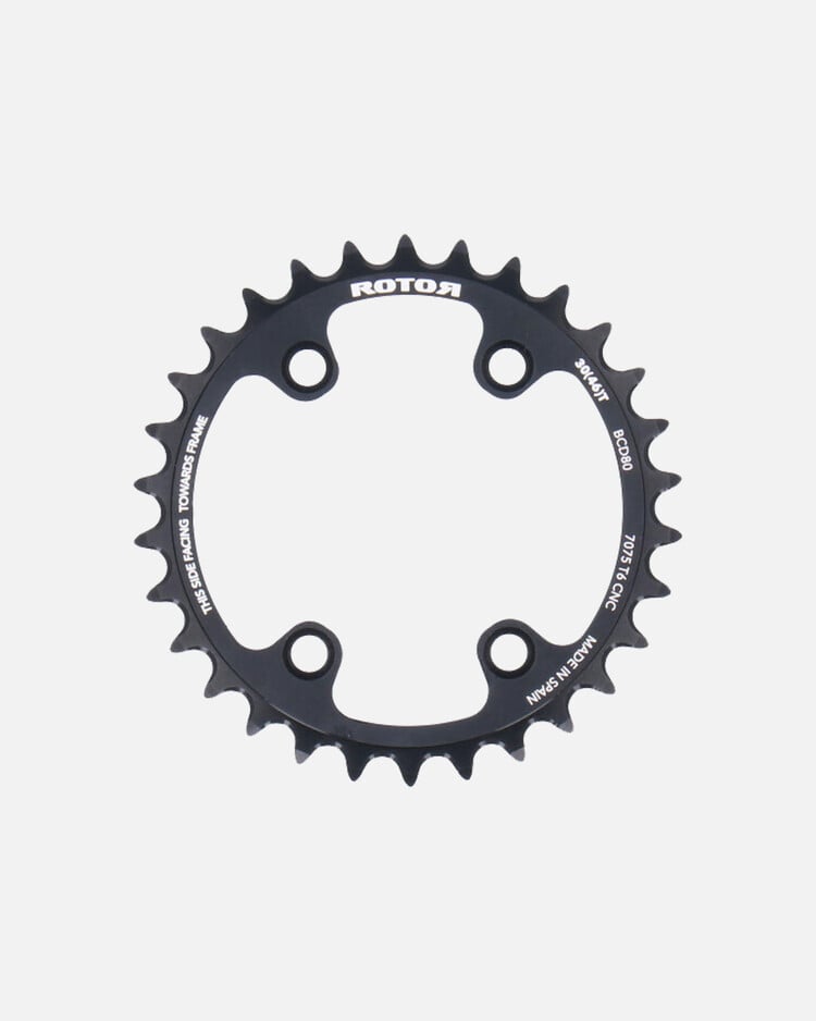 Rotor Round Rings 2-speed 80mm 4-Hole 30T Inner Chainring