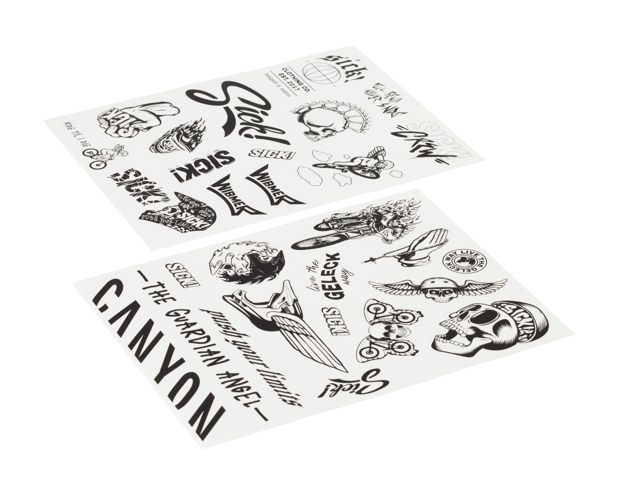 canyon bike stickers