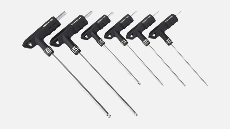 Topeak T-Handle DuoHex Wrench Set Topeak T-Handle DuoHex Wrench Set
