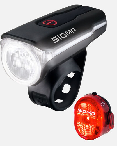 SIGMA Aura 60 Frontscheinwerfer & Nugget II Rücklicht Set