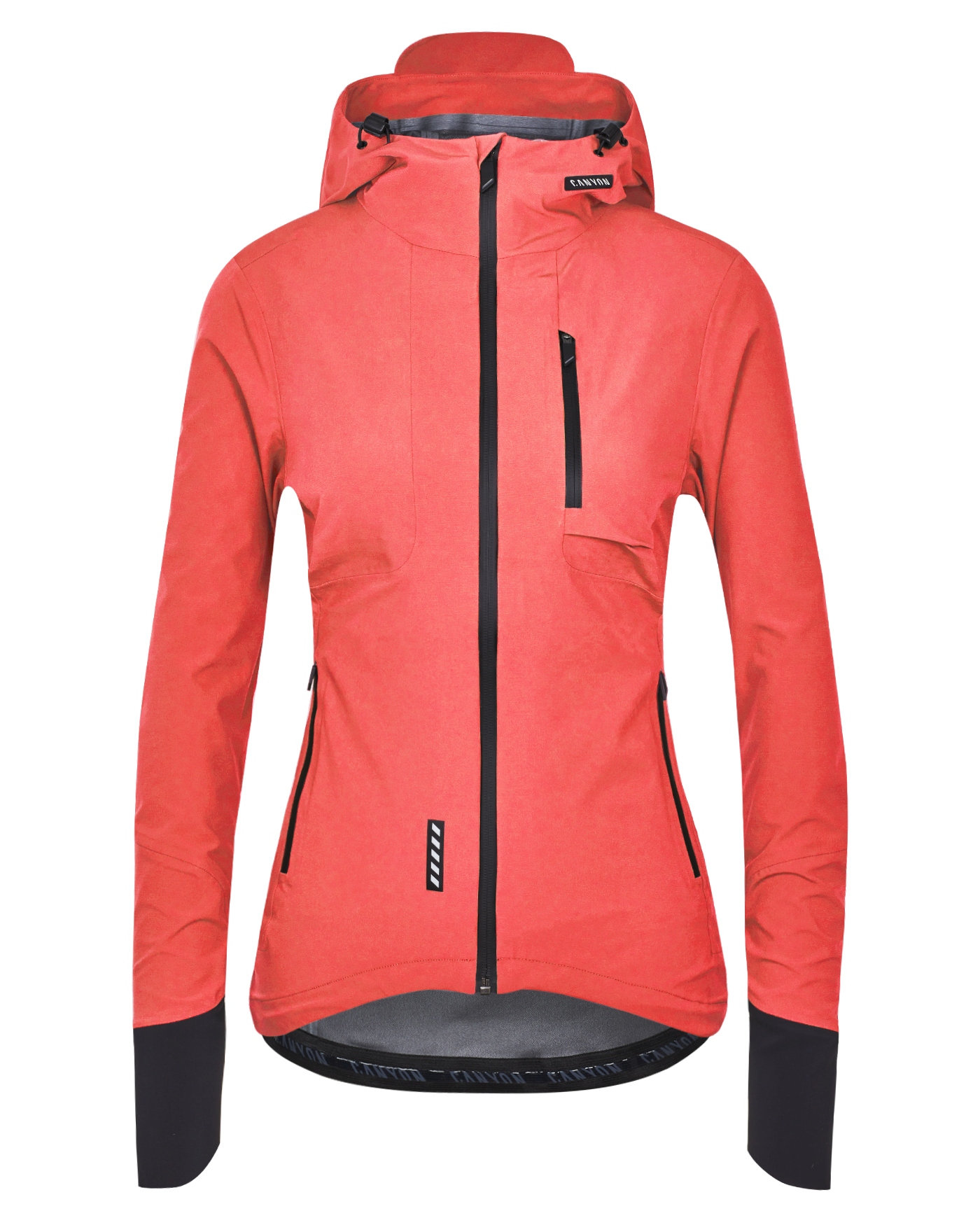 Canyon Women's Cycling Rain Jacket with Hoodie