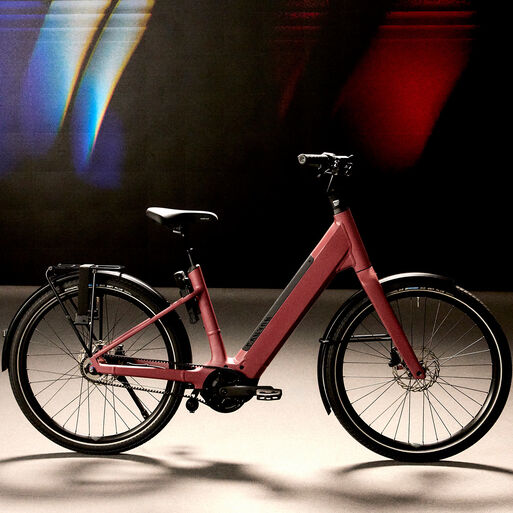 Red electric bikes Red electric bikes