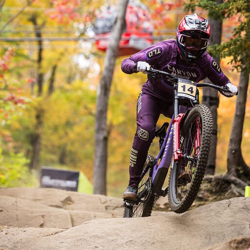 Professional downhill bike Professional downhill bike