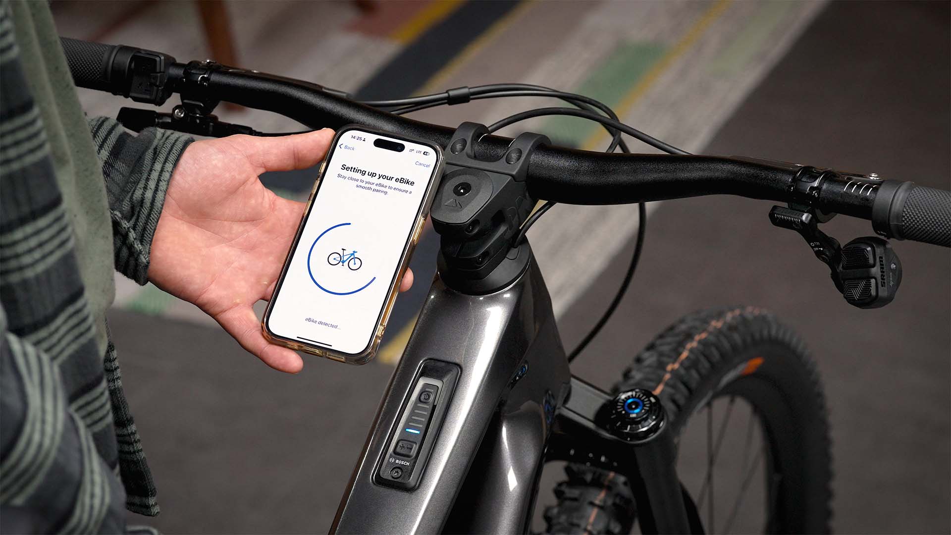 Connect to the Bosch eBike Flow App