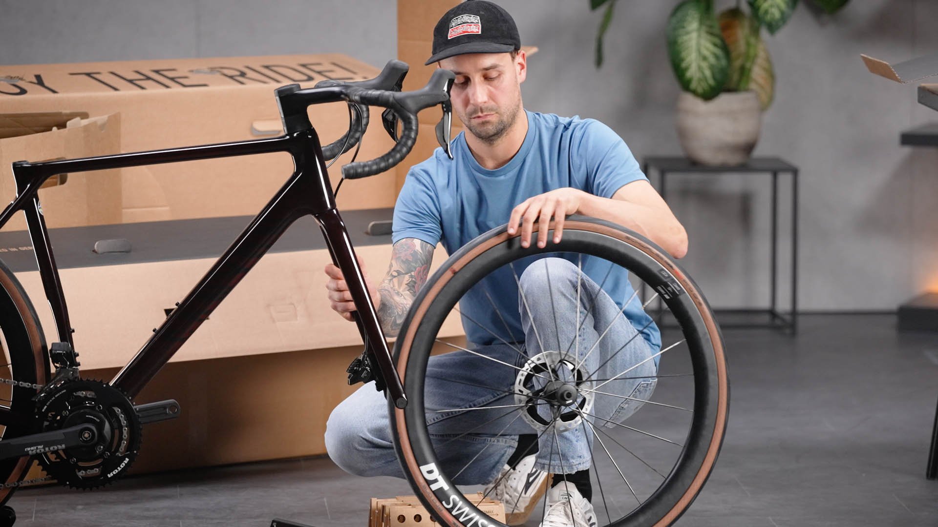 Canyonロードバイクを梱包する
